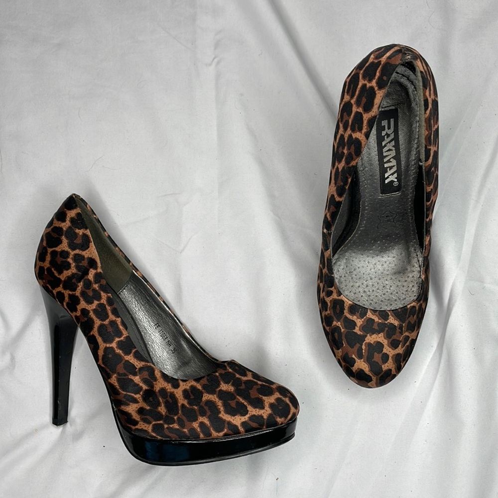 Animal Print High Heeled Shoes